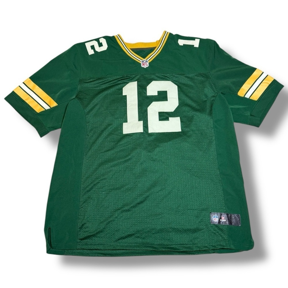 NFL Men's Green Bay Packers Aaron Rodgers Nike Green Game Player Jersey Size 3XL